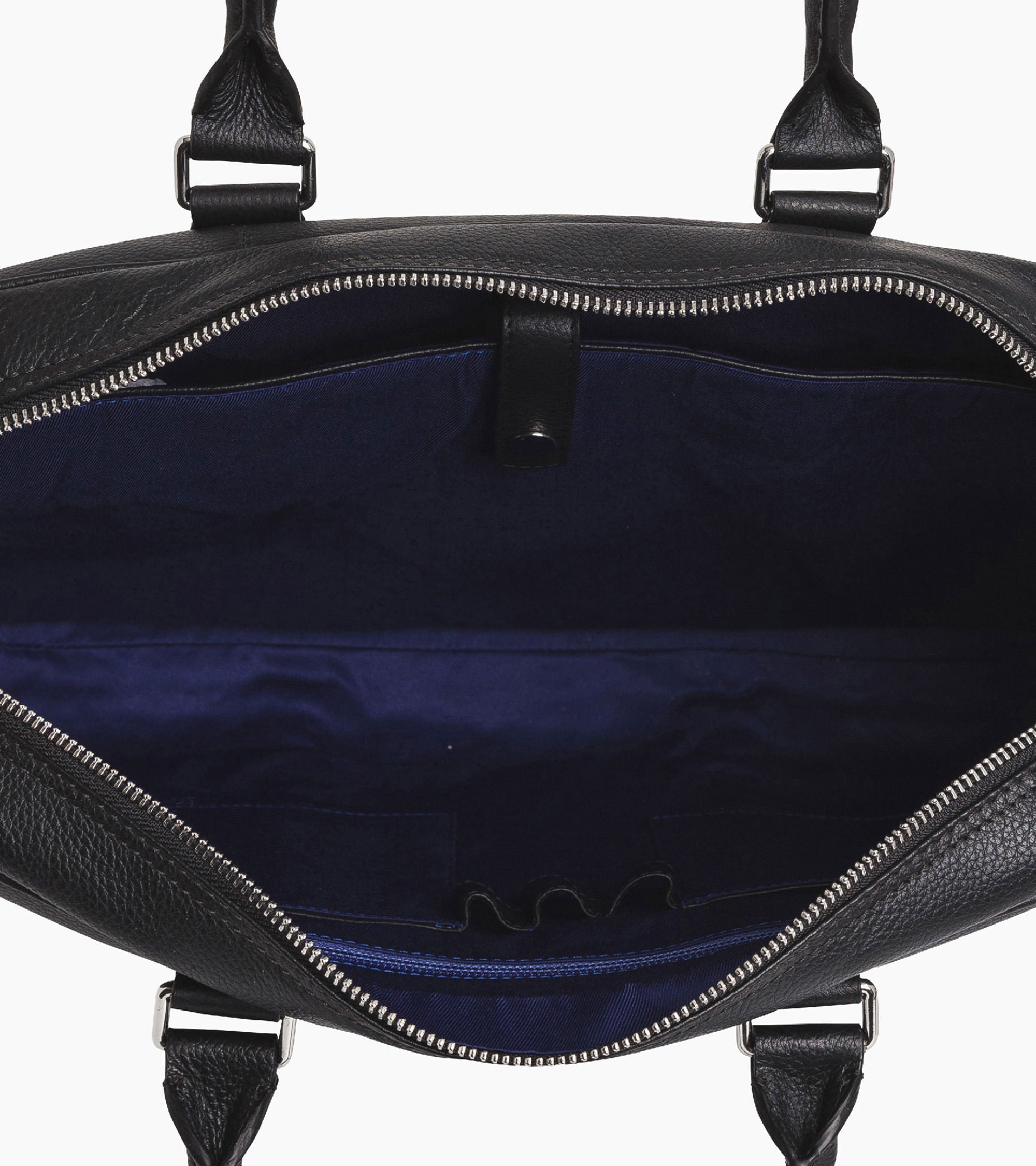 Porte documents 15" Charles en cuir grainé moyen modèle