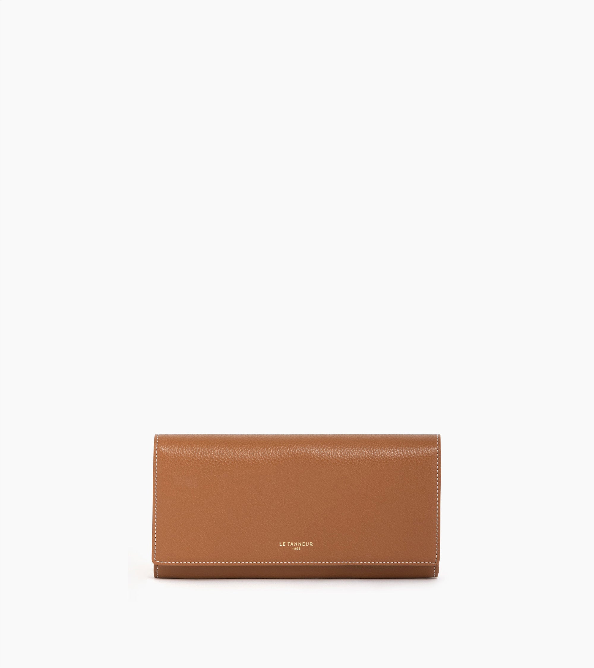 Emilie グレインレザー ファスナー付き 多機能財布