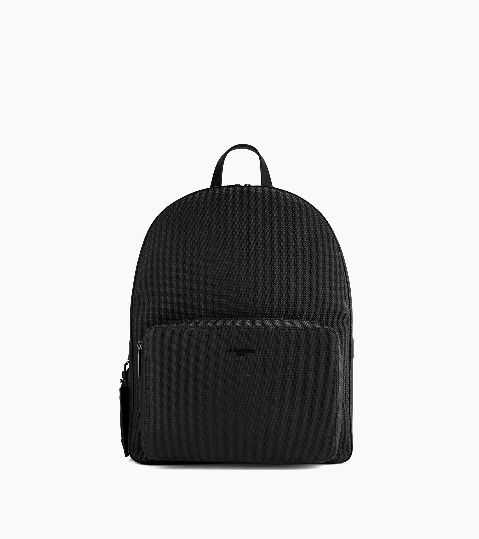 Rucksack Emile aus monogrammiertem Leder