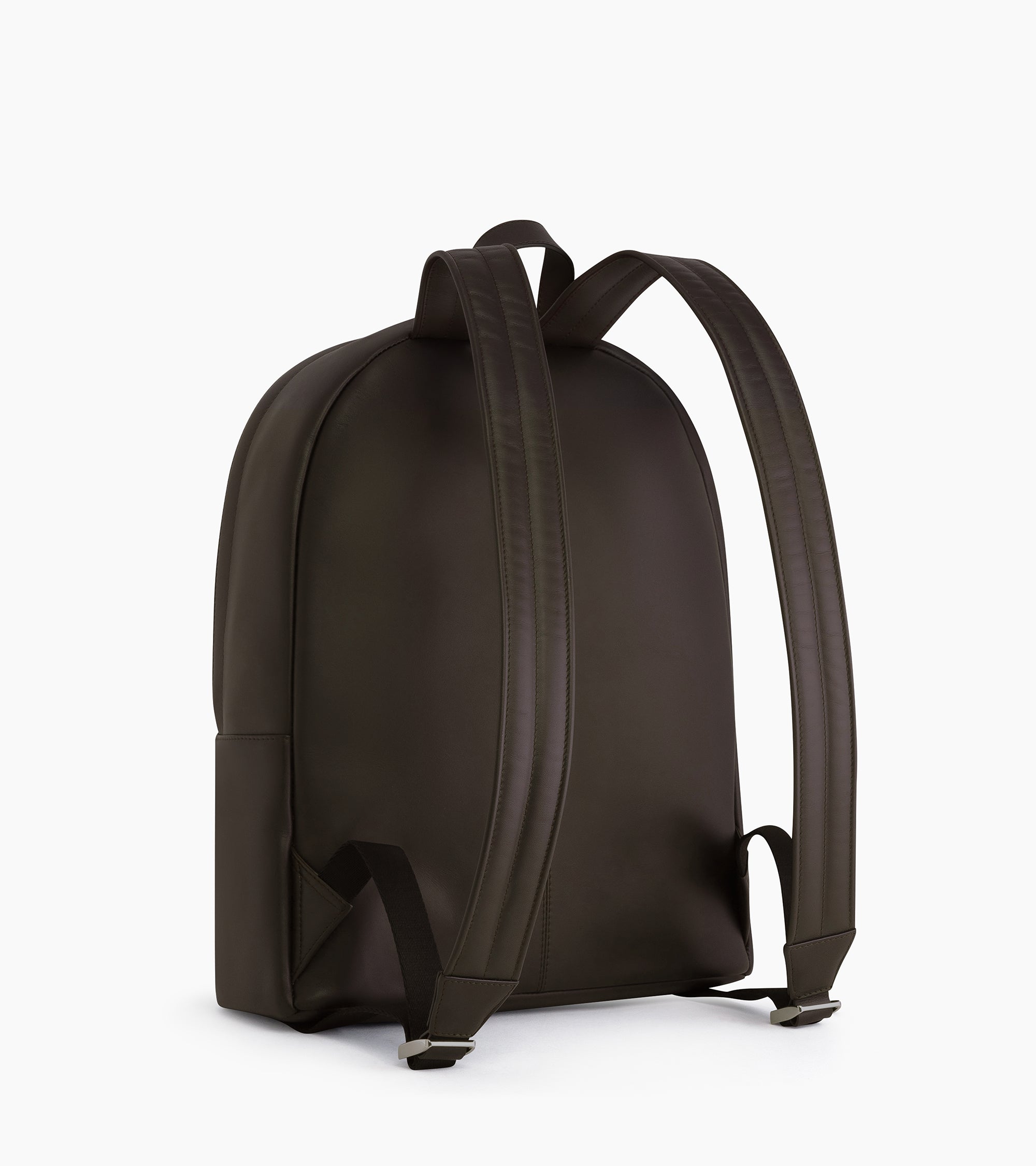 Sac à dos zippé Albert en cuir lisse