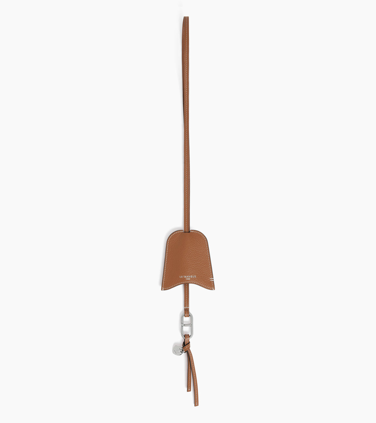 Etui clés charms en cuir grainé