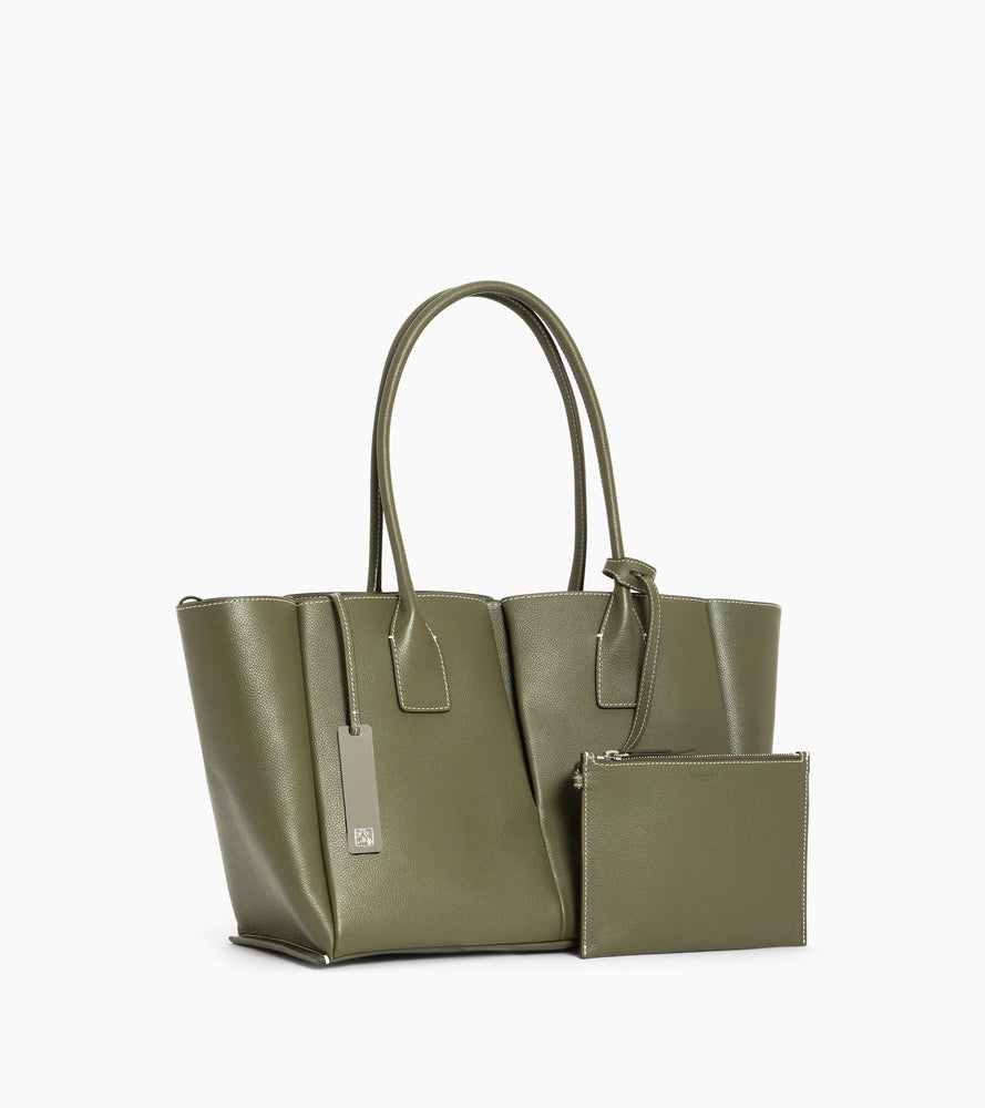 Bolso tote grande Elena de cuero texturizado