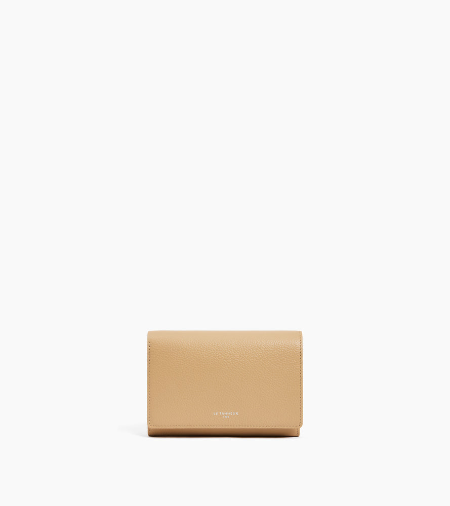 Portefeuille Emilie en cuir grainé