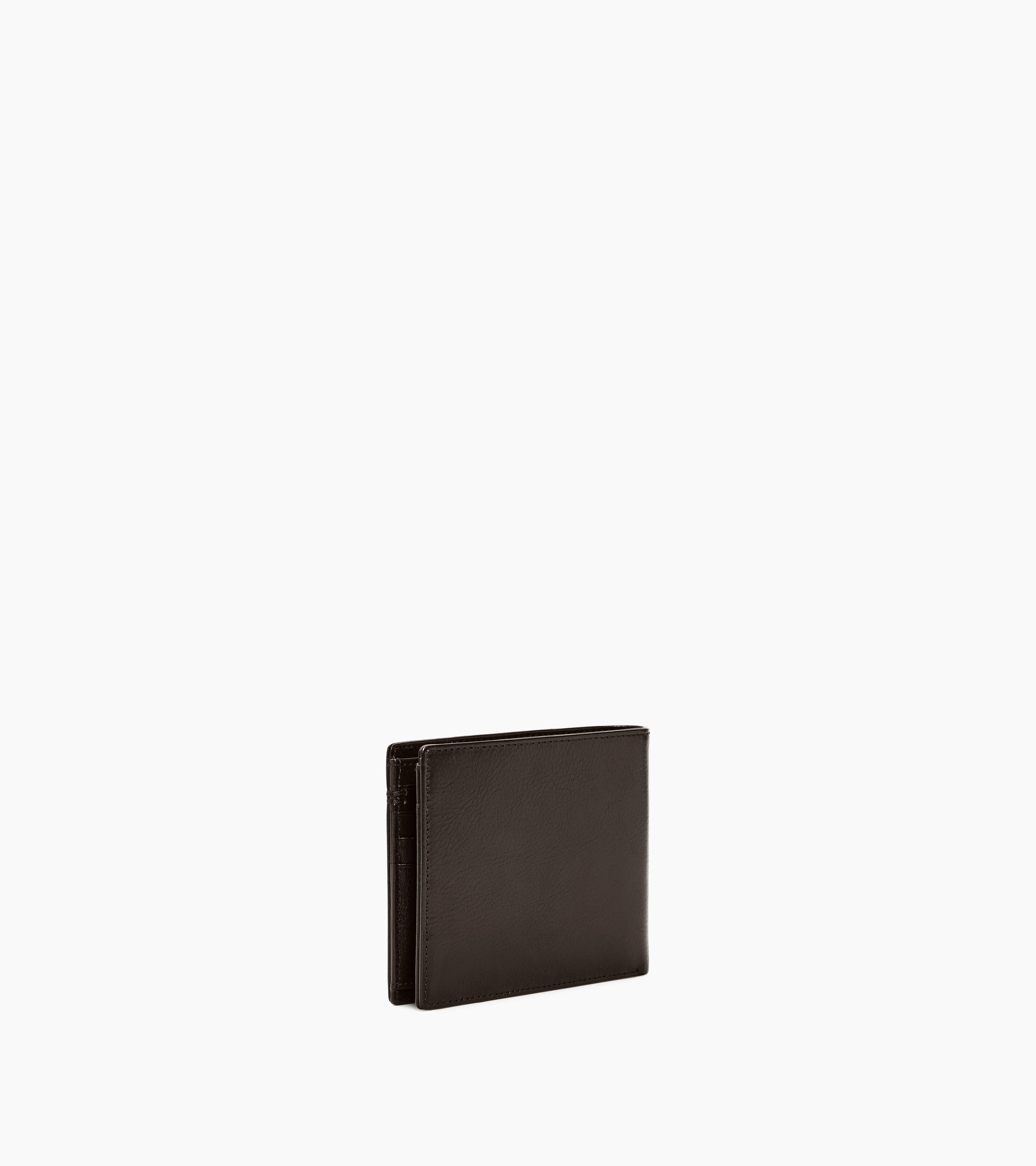 Lucien オイルレザー フラップ付き 二つ折り財布