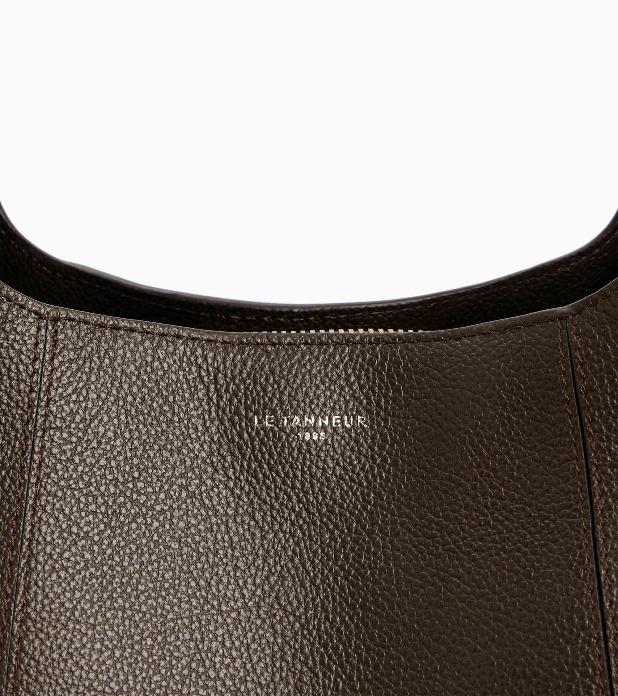 Bolso mediano Juliette de cuero granulado para llevar del hombro