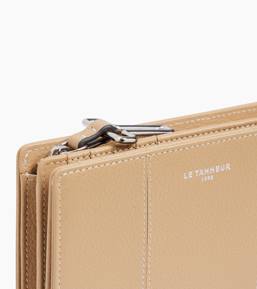 Portefeuille moyen modèle Juliette en cuir grainé