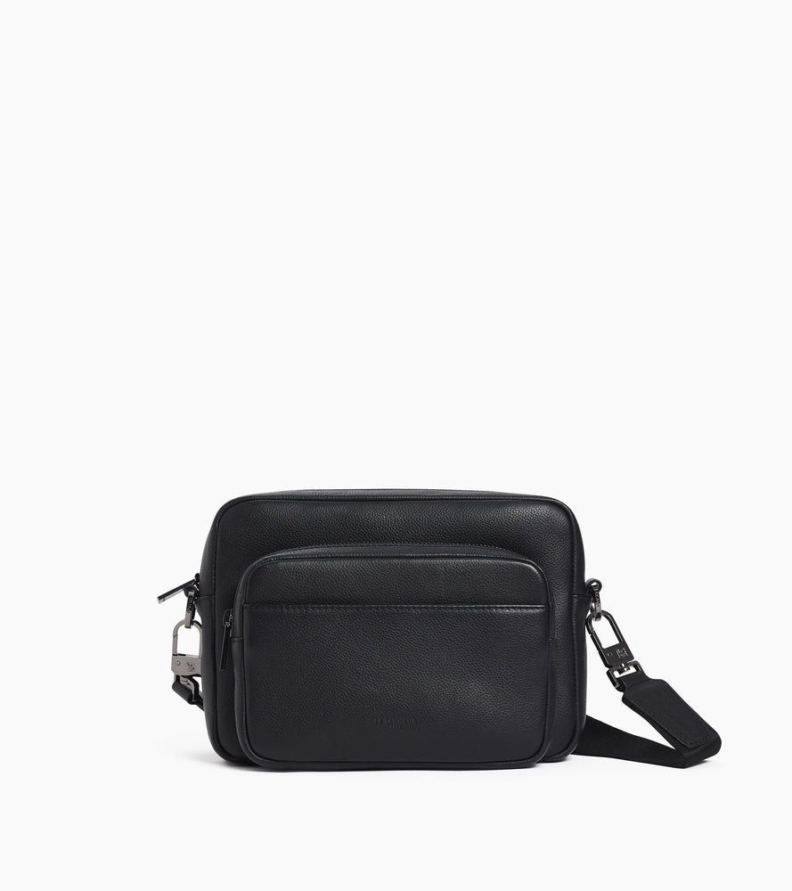 Bolso bandolera pequeño de piel texturizada Marceau