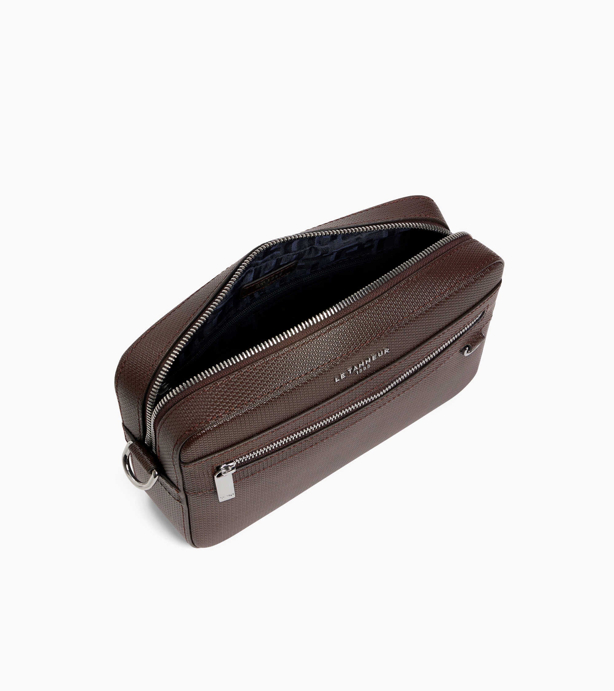 Bolso bandolera pequeño Émile de piel signature T