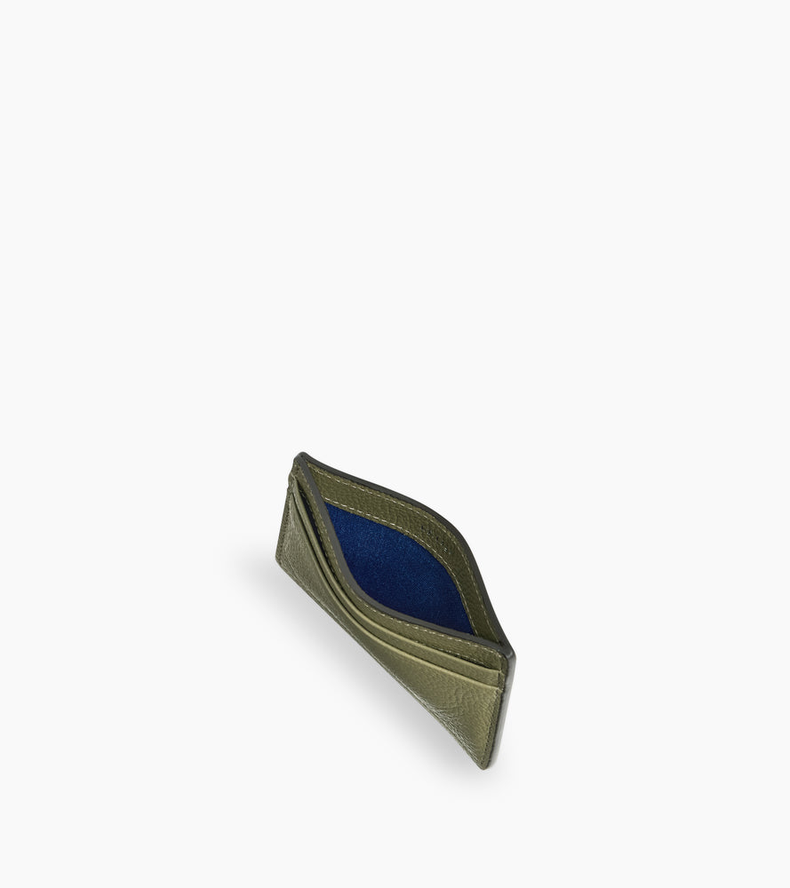 Porte cartes Emile en cuir grainé