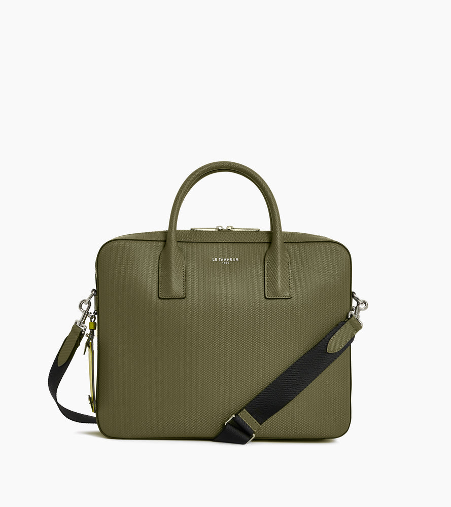 Portadocumentos slim 14" Emile de piel signature T