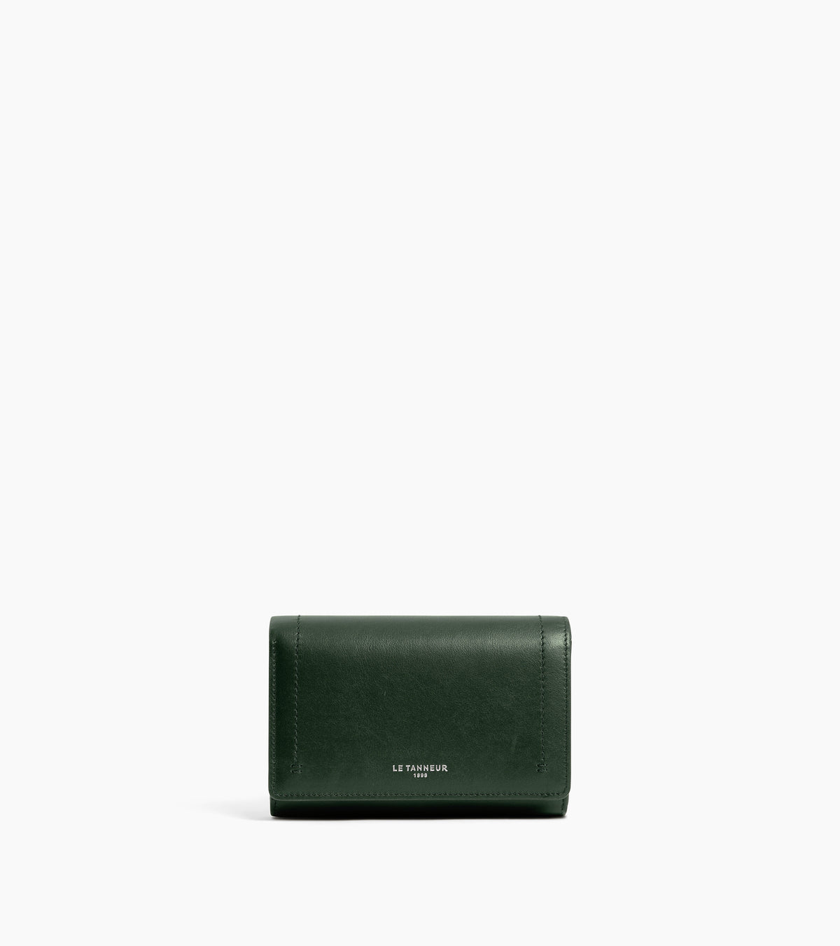 Louison スムースレザー ミディアム フラップ付き 財布